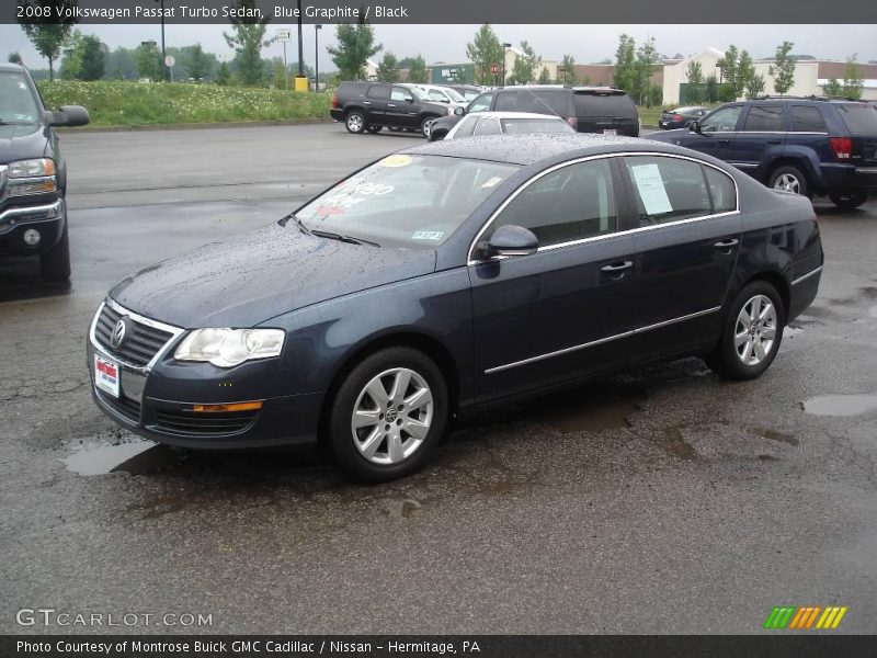 Blue Graphite / Black 2008 Volkswagen Passat Turbo Sedan
