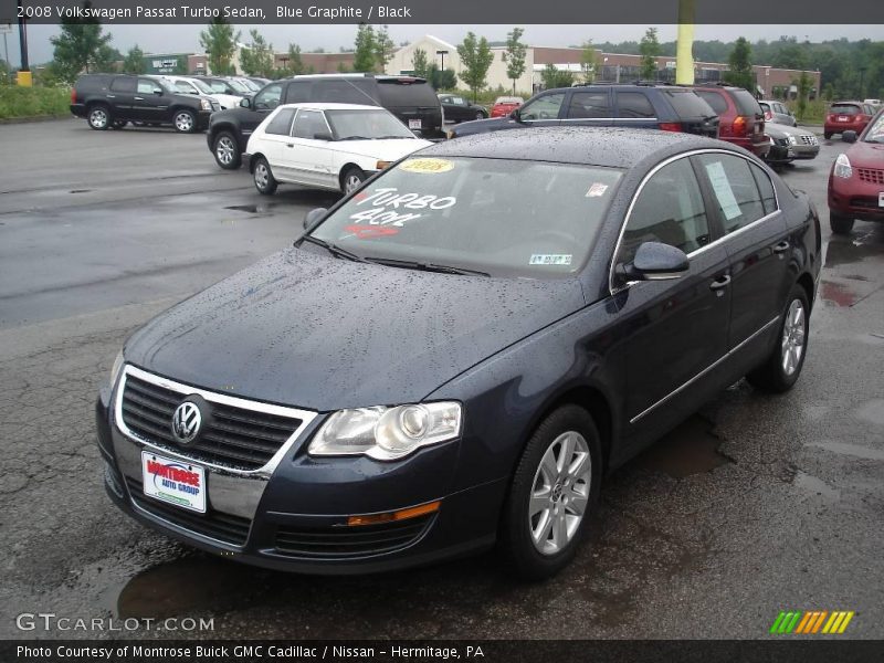 Blue Graphite / Black 2008 Volkswagen Passat Turbo Sedan