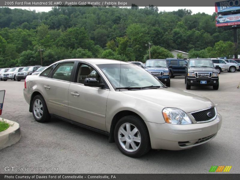 Pueblo Gold Metallic / Pebble Beige 2005 Ford Five Hundred SE AWD