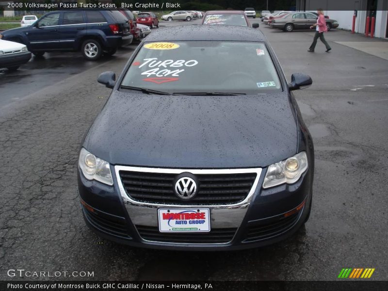 Blue Graphite / Black 2008 Volkswagen Passat Turbo Sedan