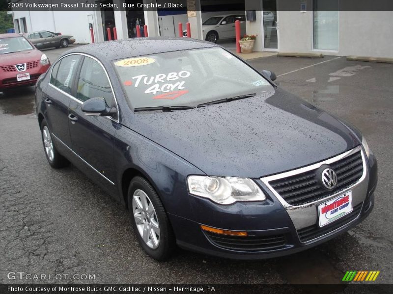 Blue Graphite / Black 2008 Volkswagen Passat Turbo Sedan