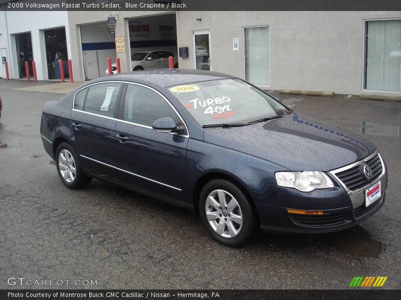 Blue Graphite / Black 2008 Volkswagen Passat Turbo Sedan