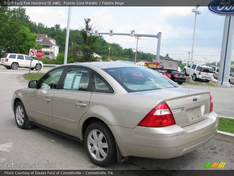 Pueblo Gold Metallic / Pebble Beige 2005 Ford Five Hundred SE AWD