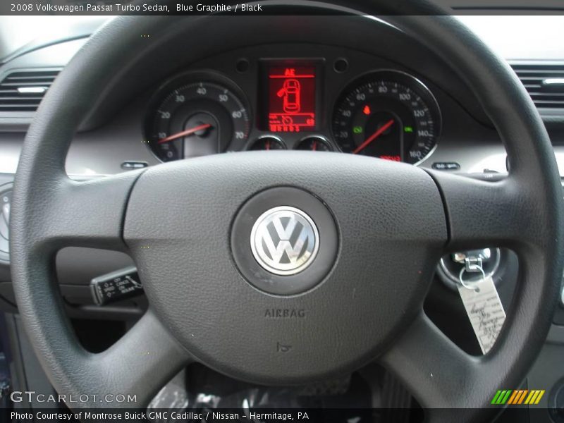 Blue Graphite / Black 2008 Volkswagen Passat Turbo Sedan