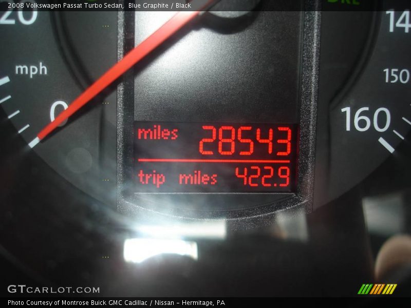 Blue Graphite / Black 2008 Volkswagen Passat Turbo Sedan