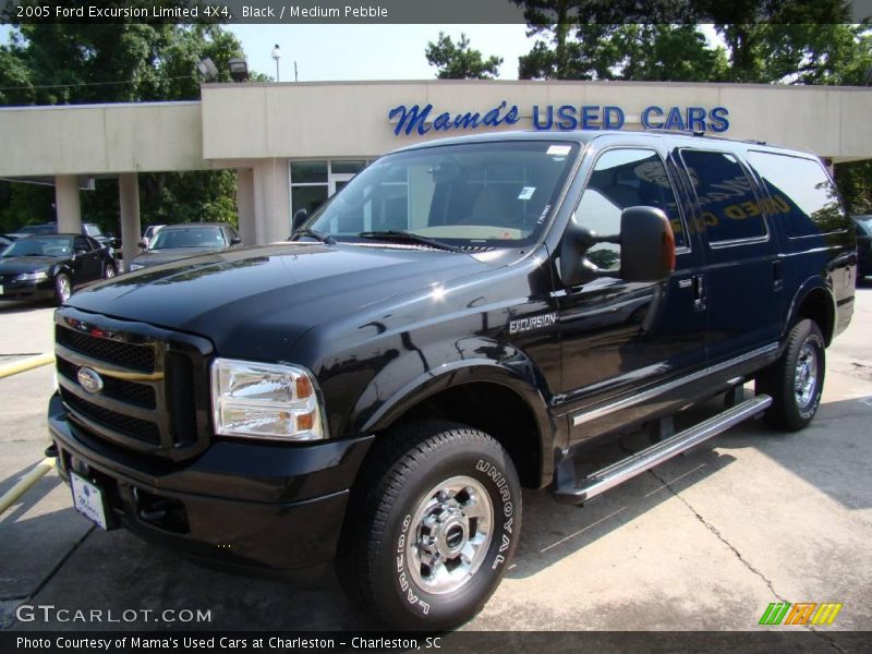 Black / Medium Pebble 2005 Ford Excursion Limited 4X4
