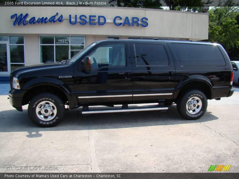 Black / Medium Pebble 2005 Ford Excursion Limited 4X4
