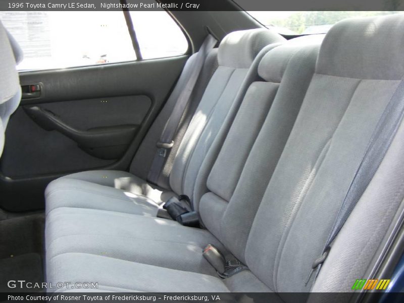 Nightshadow Pearl Metallic / Gray 1996 Toyota Camry LE Sedan