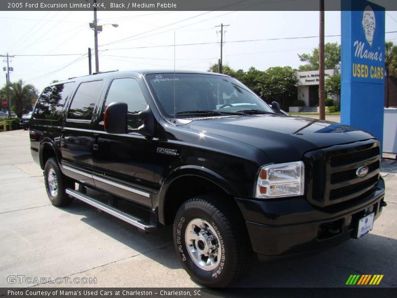 Black / Medium Pebble 2005 Ford Excursion Limited 4X4
