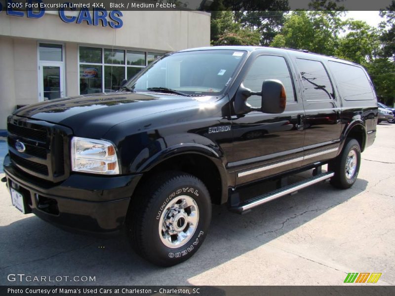 Black / Medium Pebble 2005 Ford Excursion Limited 4X4