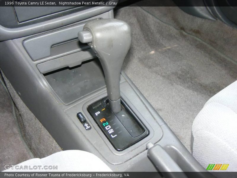 Nightshadow Pearl Metallic / Gray 1996 Toyota Camry LE Sedan