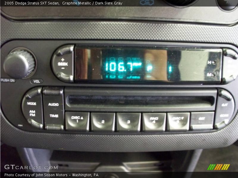 Graphite Metallic / Dark Slate Gray 2005 Dodge Stratus SXT Sedan
