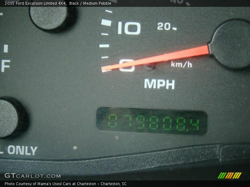 Black / Medium Pebble 2005 Ford Excursion Limited 4X4
