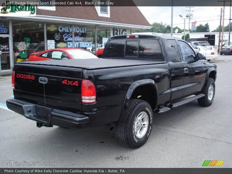 Black / Mist Gray 1999 Dodge Dakota Sport Extended Cab 4x4
