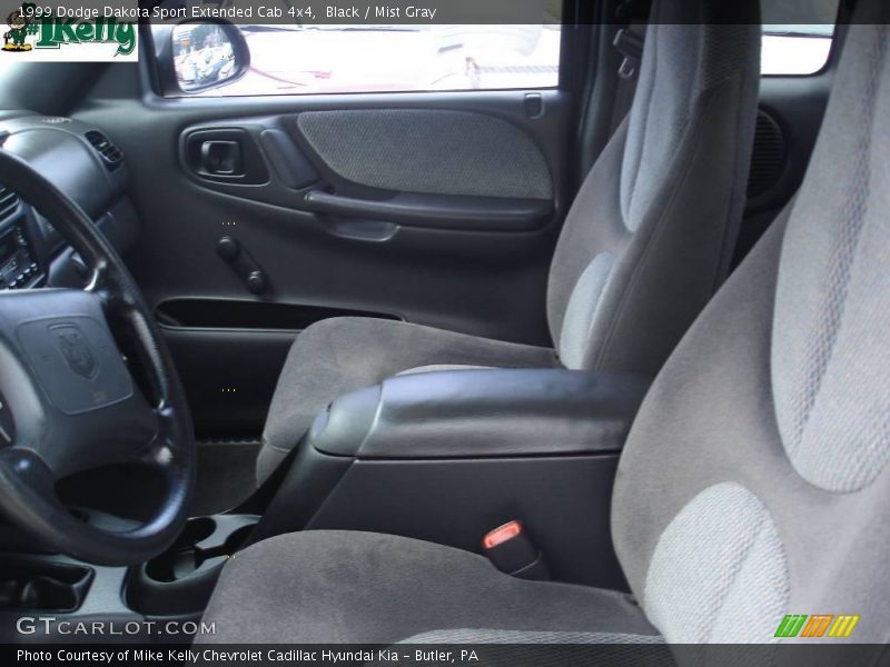 Black / Mist Gray 1999 Dodge Dakota Sport Extended Cab 4x4