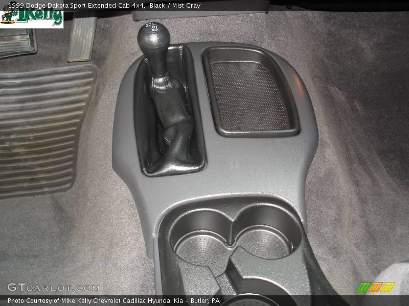 Black / Mist Gray 1999 Dodge Dakota Sport Extended Cab 4x4