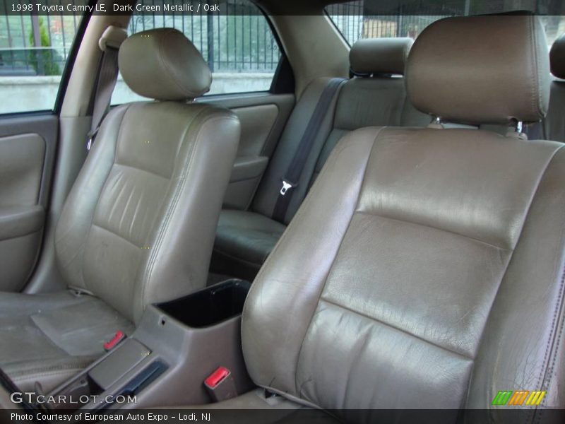 Dark Green Metallic / Oak 1998 Toyota Camry LE