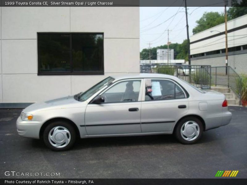 Silver Stream Opal / Light Charcoal 1999 Toyota Corolla CE