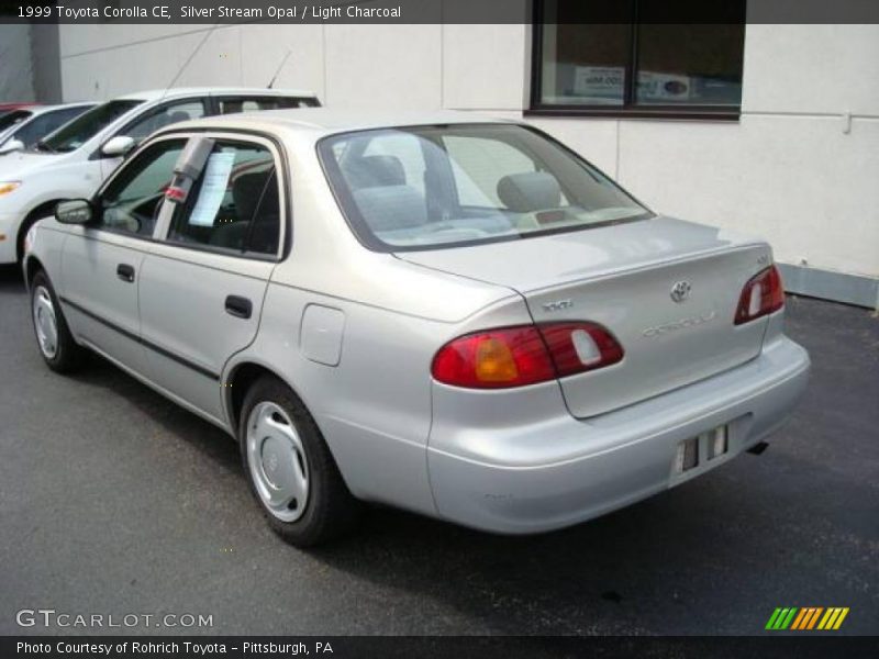 Silver Stream Opal / Light Charcoal 1999 Toyota Corolla CE