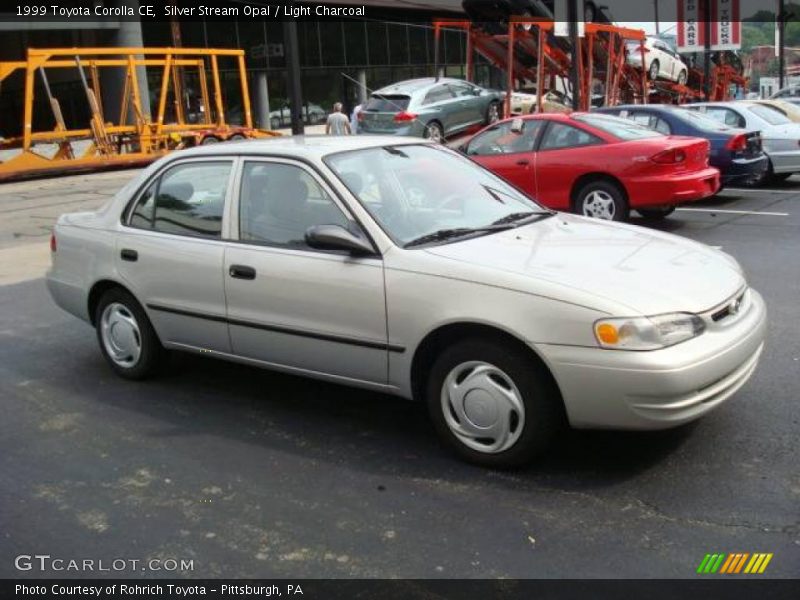 Silver Stream Opal / Light Charcoal 1999 Toyota Corolla CE