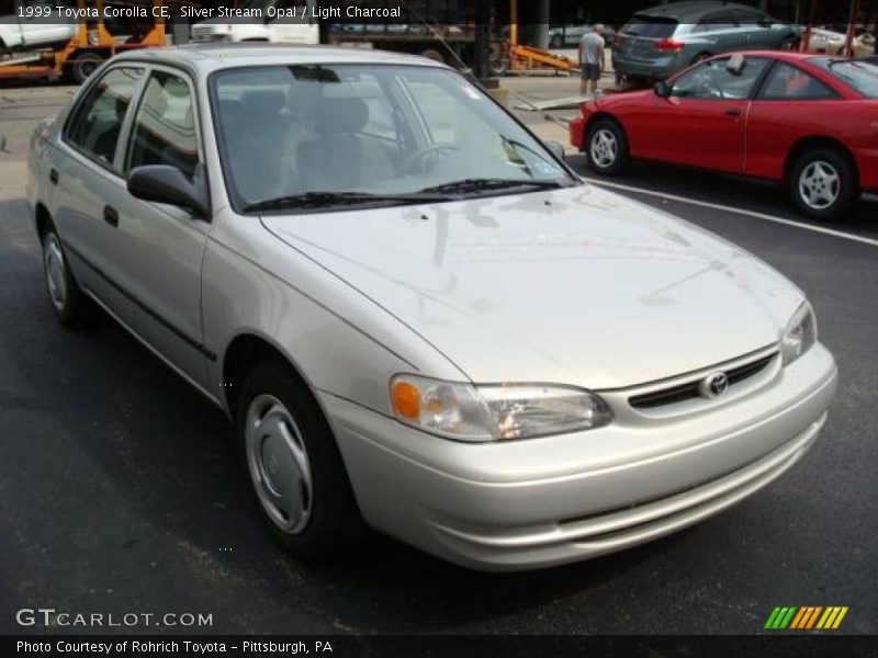 Silver Stream Opal / Light Charcoal 1999 Toyota Corolla CE