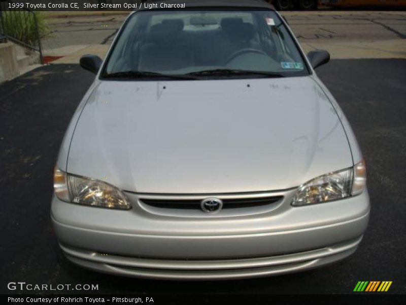Silver Stream Opal / Light Charcoal 1999 Toyota Corolla CE