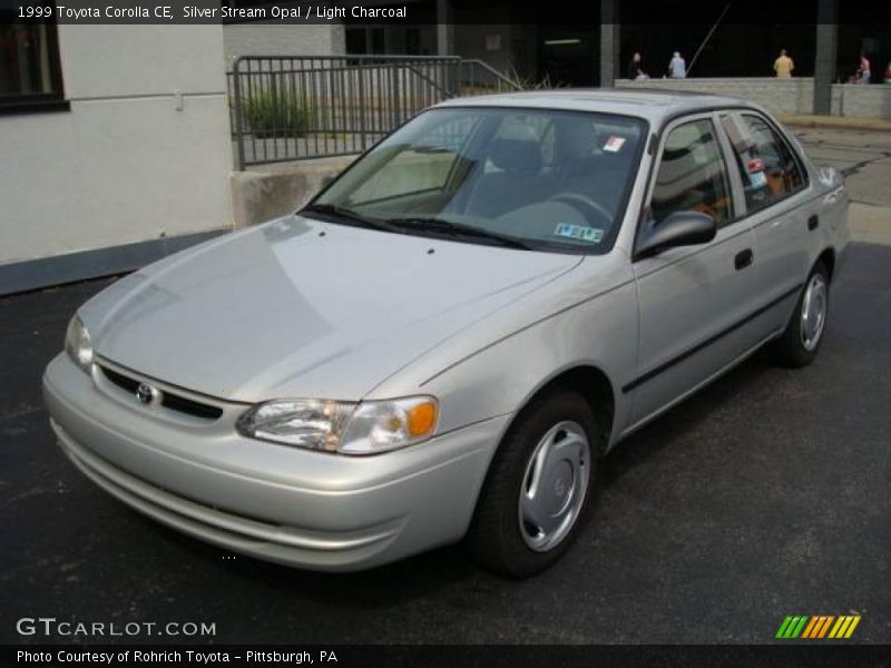 Silver Stream Opal / Light Charcoal 1999 Toyota Corolla CE