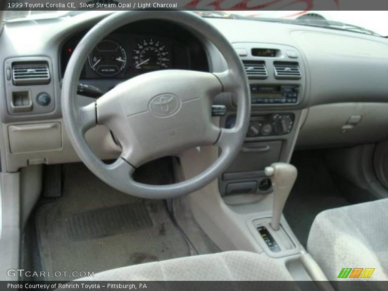 Silver Stream Opal / Light Charcoal 1999 Toyota Corolla CE