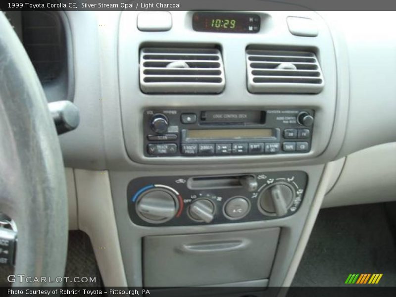 Silver Stream Opal / Light Charcoal 1999 Toyota Corolla CE