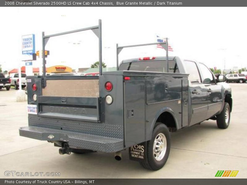 Blue Granite Metallic / Dark Titanium 2008 Chevrolet Silverado 2500HD LS Crew Cab 4x4 Chassis