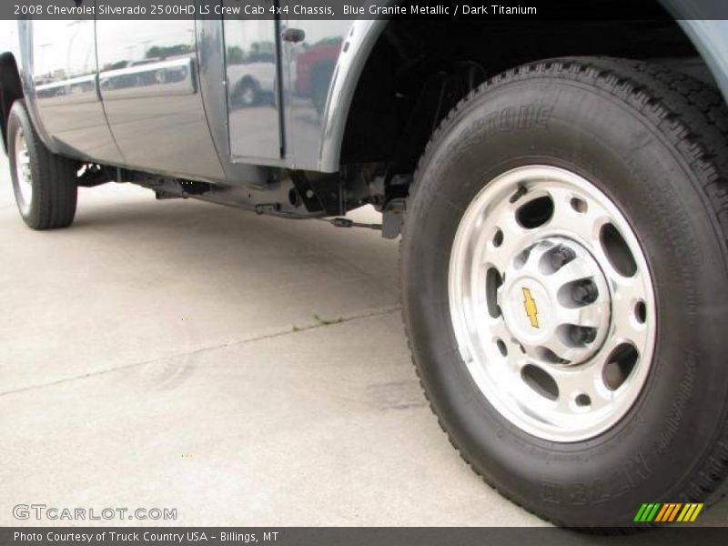 Blue Granite Metallic / Dark Titanium 2008 Chevrolet Silverado 2500HD LS Crew Cab 4x4 Chassis