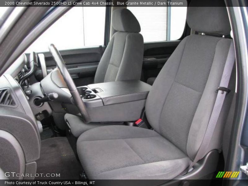 Blue Granite Metallic / Dark Titanium 2008 Chevrolet Silverado 2500HD LS Crew Cab 4x4 Chassis
