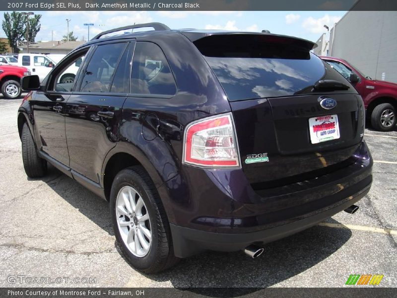 Dark Amethyst Metallic / Charcoal Black 2007 Ford Edge SEL Plus