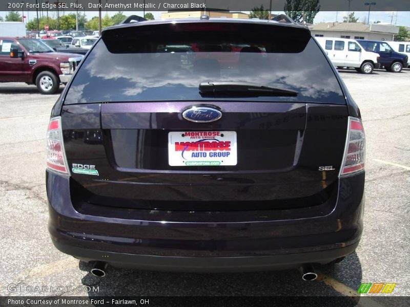 Dark Amethyst Metallic / Charcoal Black 2007 Ford Edge SEL Plus