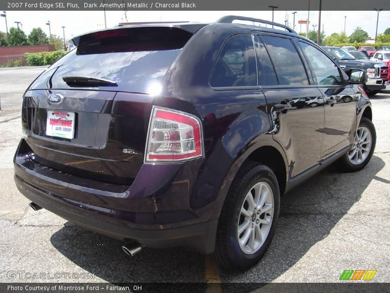Dark Amethyst Metallic / Charcoal Black 2007 Ford Edge SEL Plus