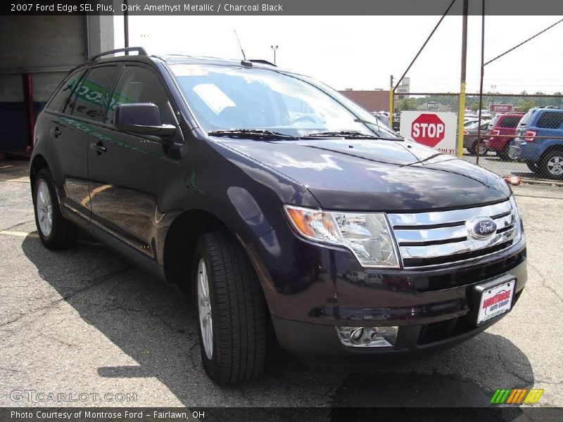 Dark Amethyst Metallic / Charcoal Black 2007 Ford Edge SEL Plus