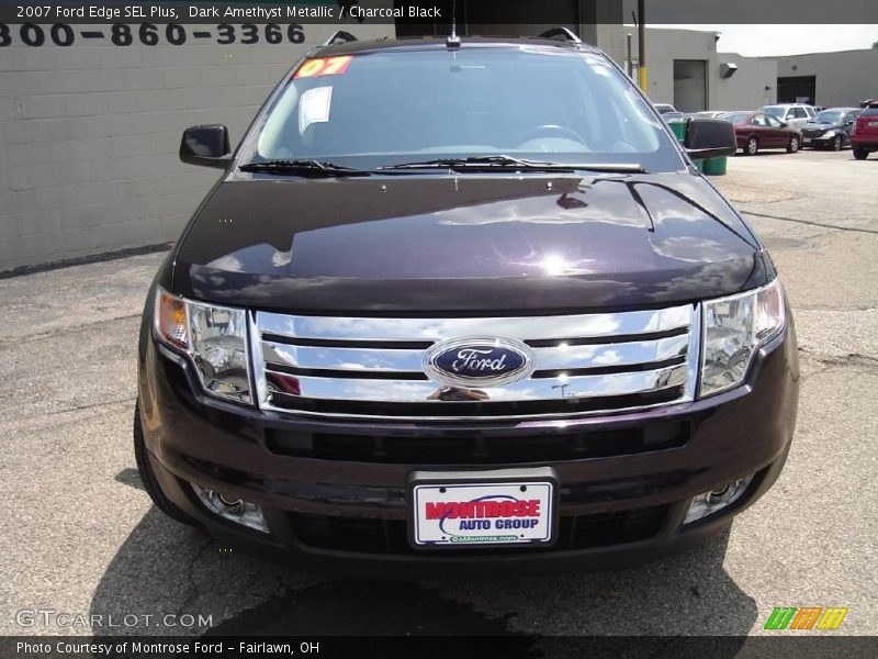 Dark Amethyst Metallic / Charcoal Black 2007 Ford Edge SEL Plus