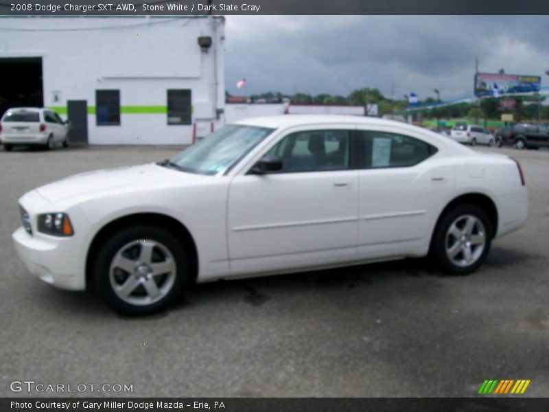 Stone White / Dark Slate Gray 2008 Dodge Charger SXT AWD