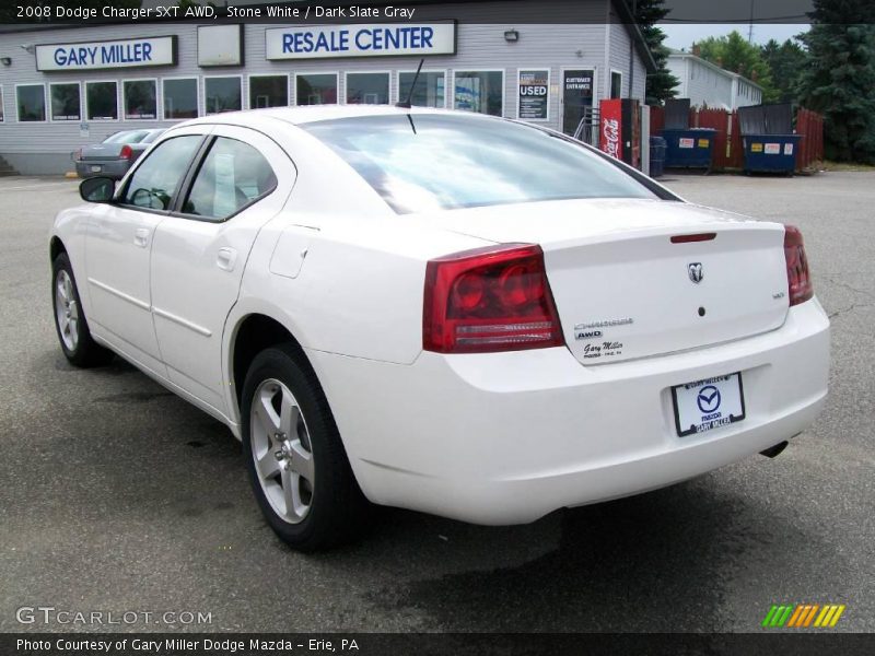 Stone White / Dark Slate Gray 2008 Dodge Charger SXT AWD