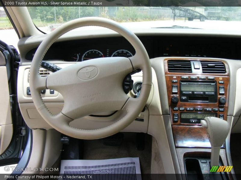 Silver Spruce Metallic / Taupe 2000 Toyota Avalon XLS