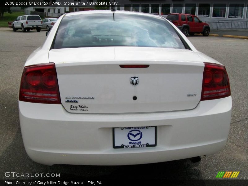 Stone White / Dark Slate Gray 2008 Dodge Charger SXT AWD
