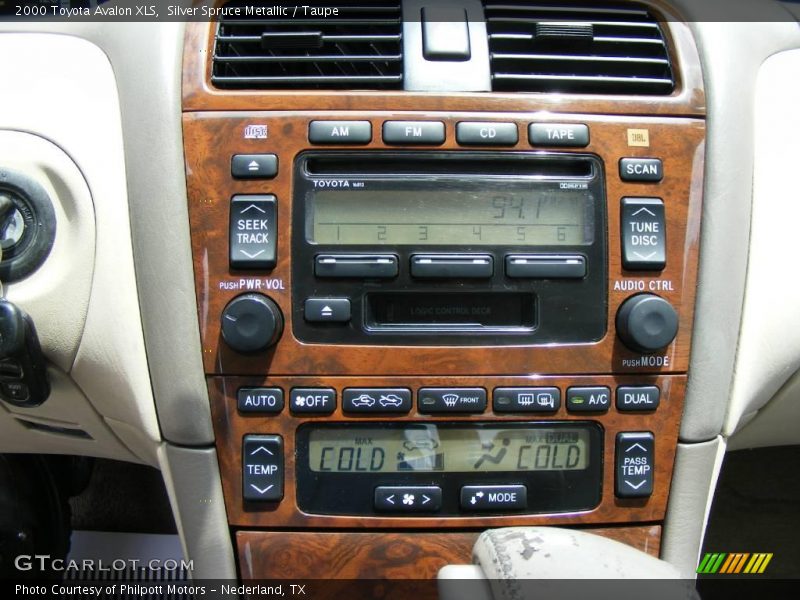 Silver Spruce Metallic / Taupe 2000 Toyota Avalon XLS