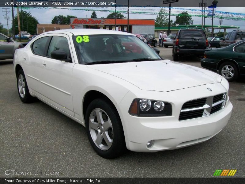 Stone White / Dark Slate Gray 2008 Dodge Charger SXT AWD