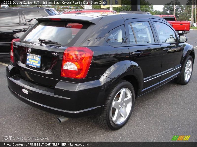 Brilliant Black Crystal Pearl / Dark Slate Gray 2008 Dodge Caliber R/T