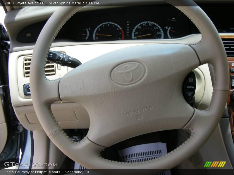 Silver Spruce Metallic / Taupe 2000 Toyota Avalon XLS