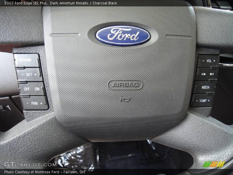 Dark Amethyst Metallic / Charcoal Black 2007 Ford Edge SEL Plus