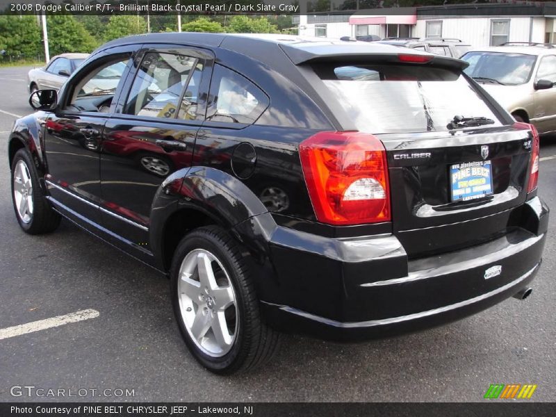 Brilliant Black Crystal Pearl / Dark Slate Gray 2008 Dodge Caliber R/T