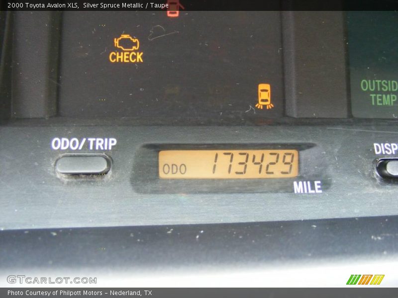 Silver Spruce Metallic / Taupe 2000 Toyota Avalon XLS