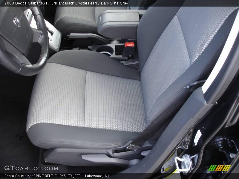 Brilliant Black Crystal Pearl / Dark Slate Gray 2008 Dodge Caliber R/T