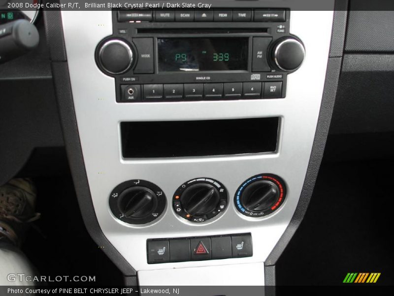 Brilliant Black Crystal Pearl / Dark Slate Gray 2008 Dodge Caliber R/T